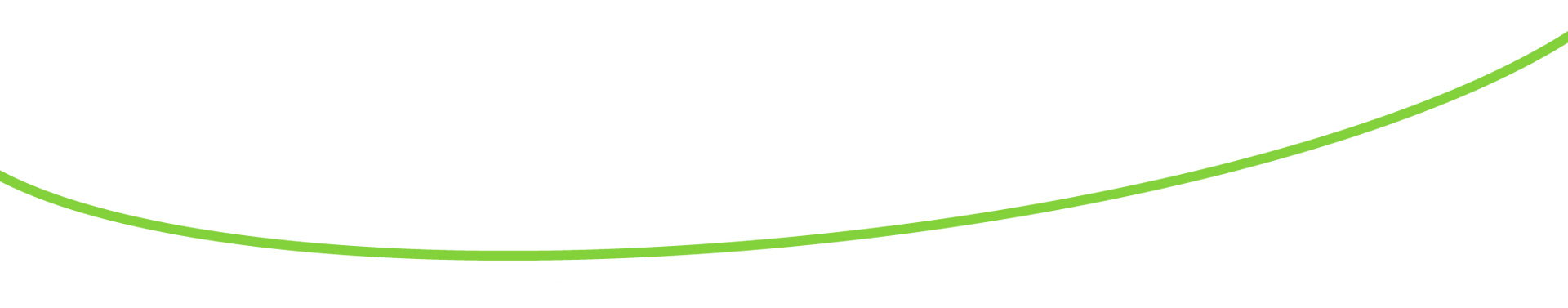 Light green curved line.
