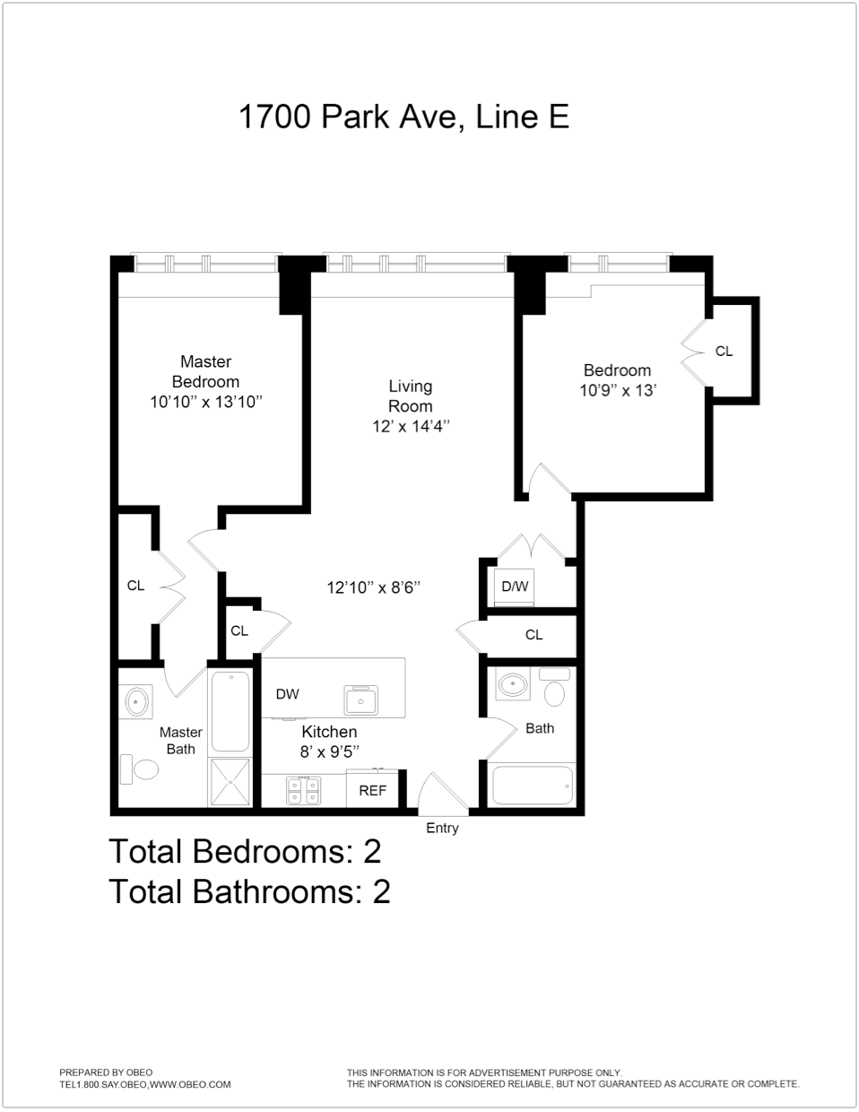 Line E Floor Plan