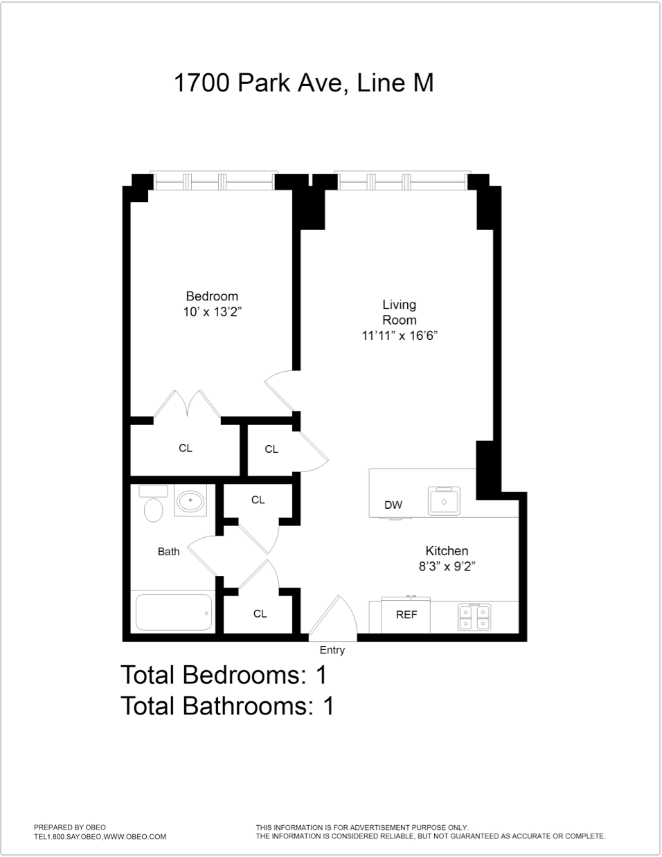 Line M Floor Plan