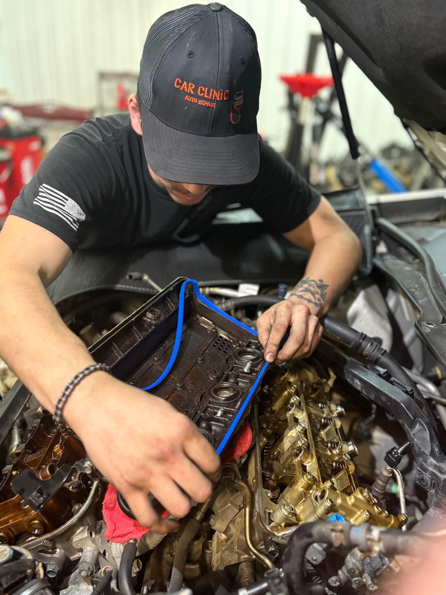 Mechanic Working on Car Engine | Car Clinic