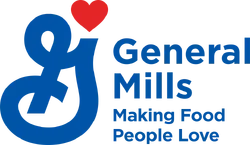 General Mills logo: blue