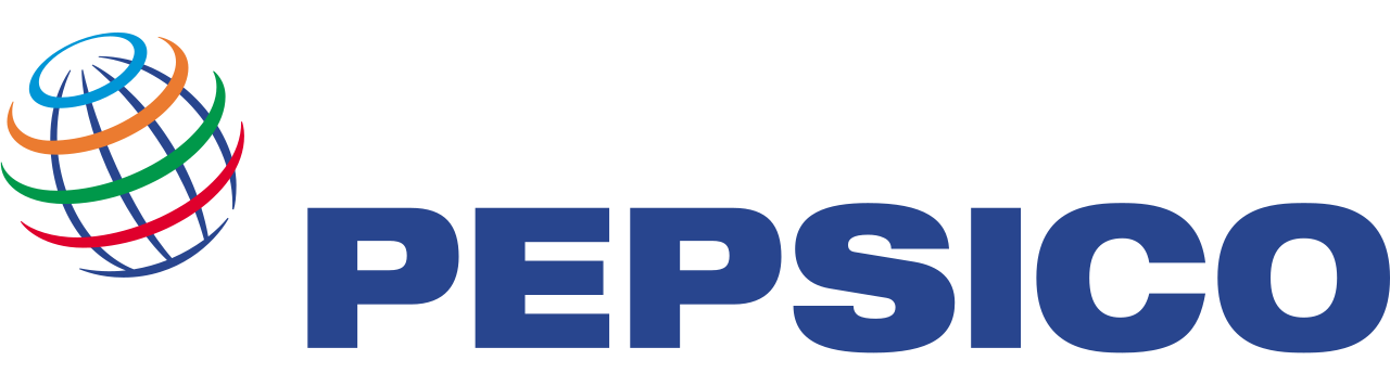 PepsiCo logo with a blue globe graphic and the word