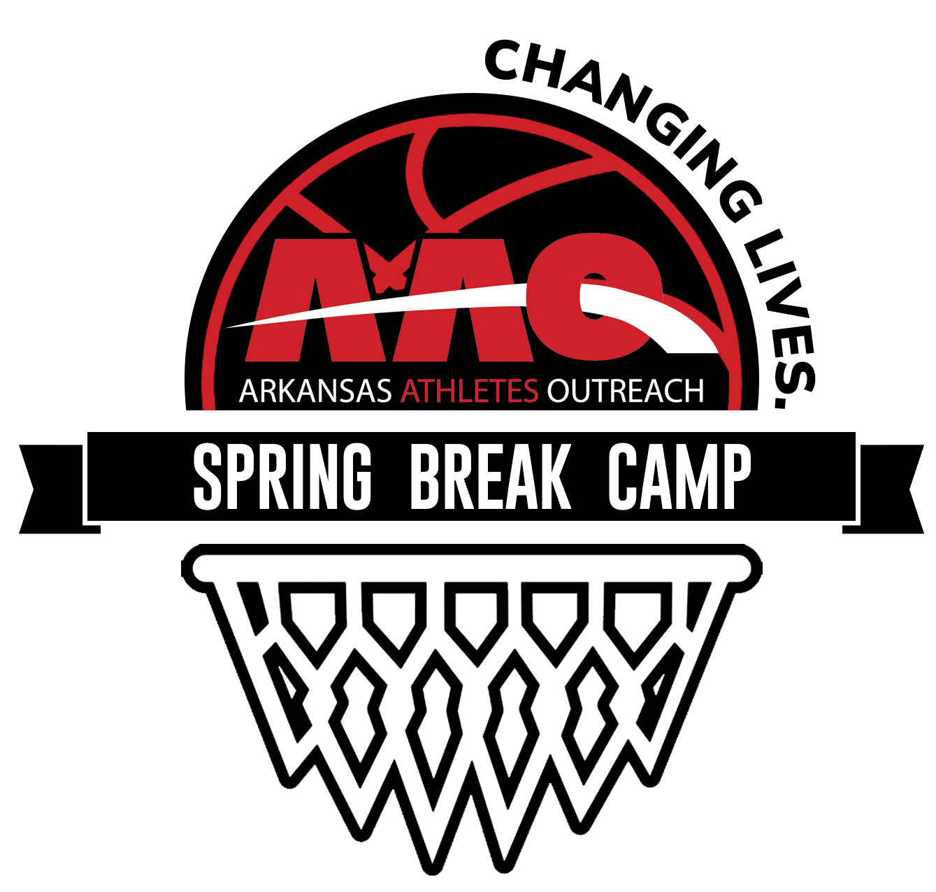 Empty white background.