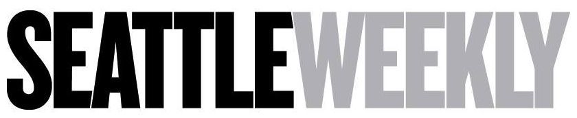 A black and white logo for seattle weekly