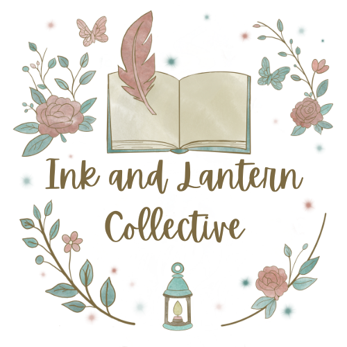 The Curious Quill logo on White