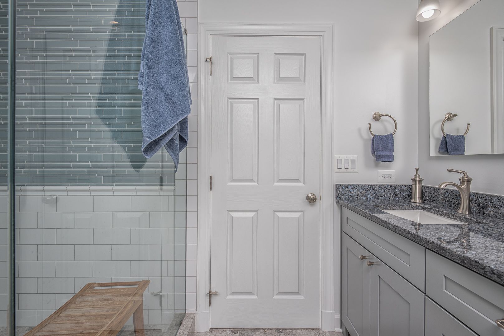 Bathroom Remodel with Walkin Shower by Thomas Custom Builders of Virginia