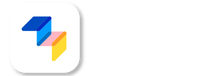 A white app icon with three colorful blocks on it.