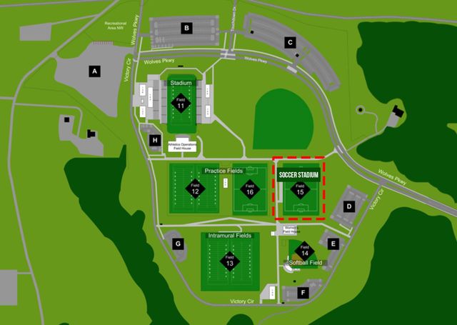 Uwg Map Of Buildings Georgia Storm