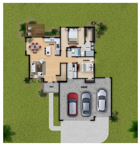 The Houston Floor Plan - Main Floor