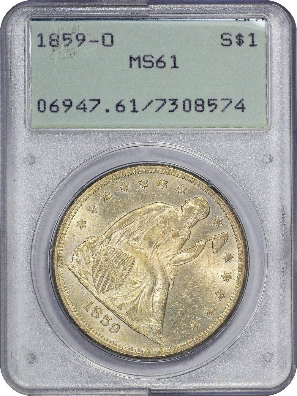 885-CC Morgan Dollar