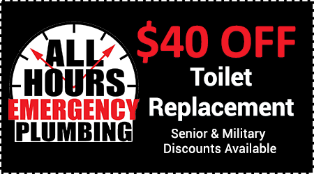 $50 Off Toilet Replacement - Central Ohio - All Hours Emergency Plumbing