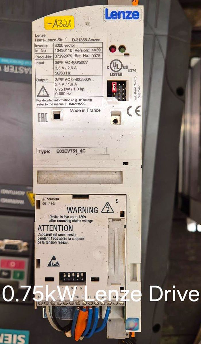 0.75Kw Lenze Drive