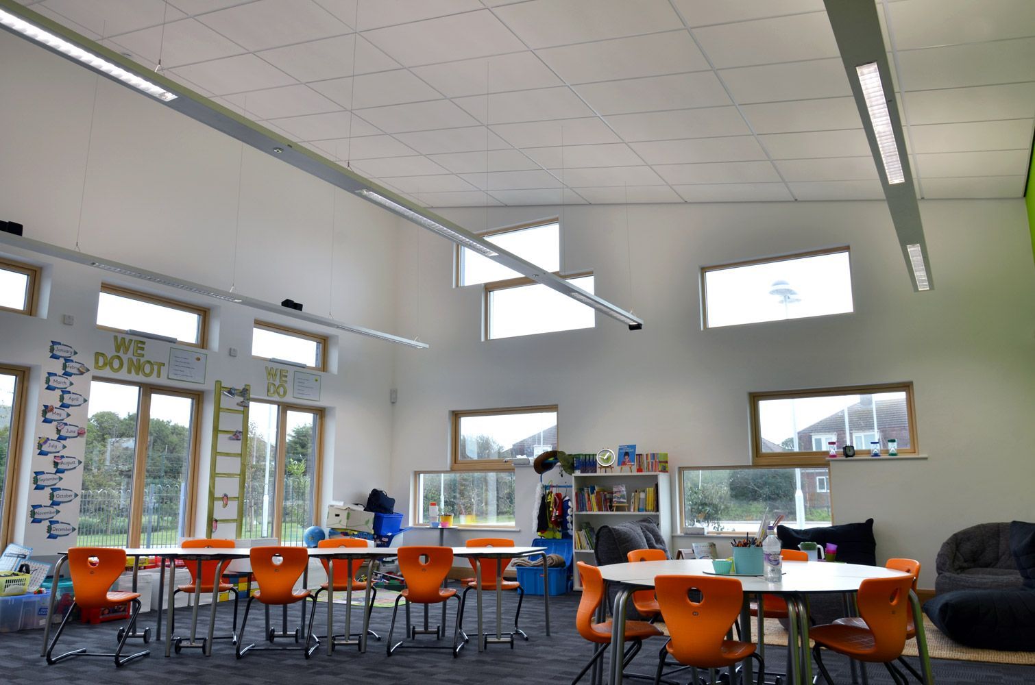 Klasseroms belysning