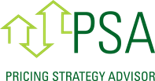The logo for psa is a pricing strategy advisor.