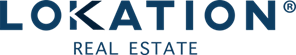 A blue and white logo for the location leadership council
