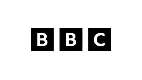 The bbc logo is in three squares on a white background.