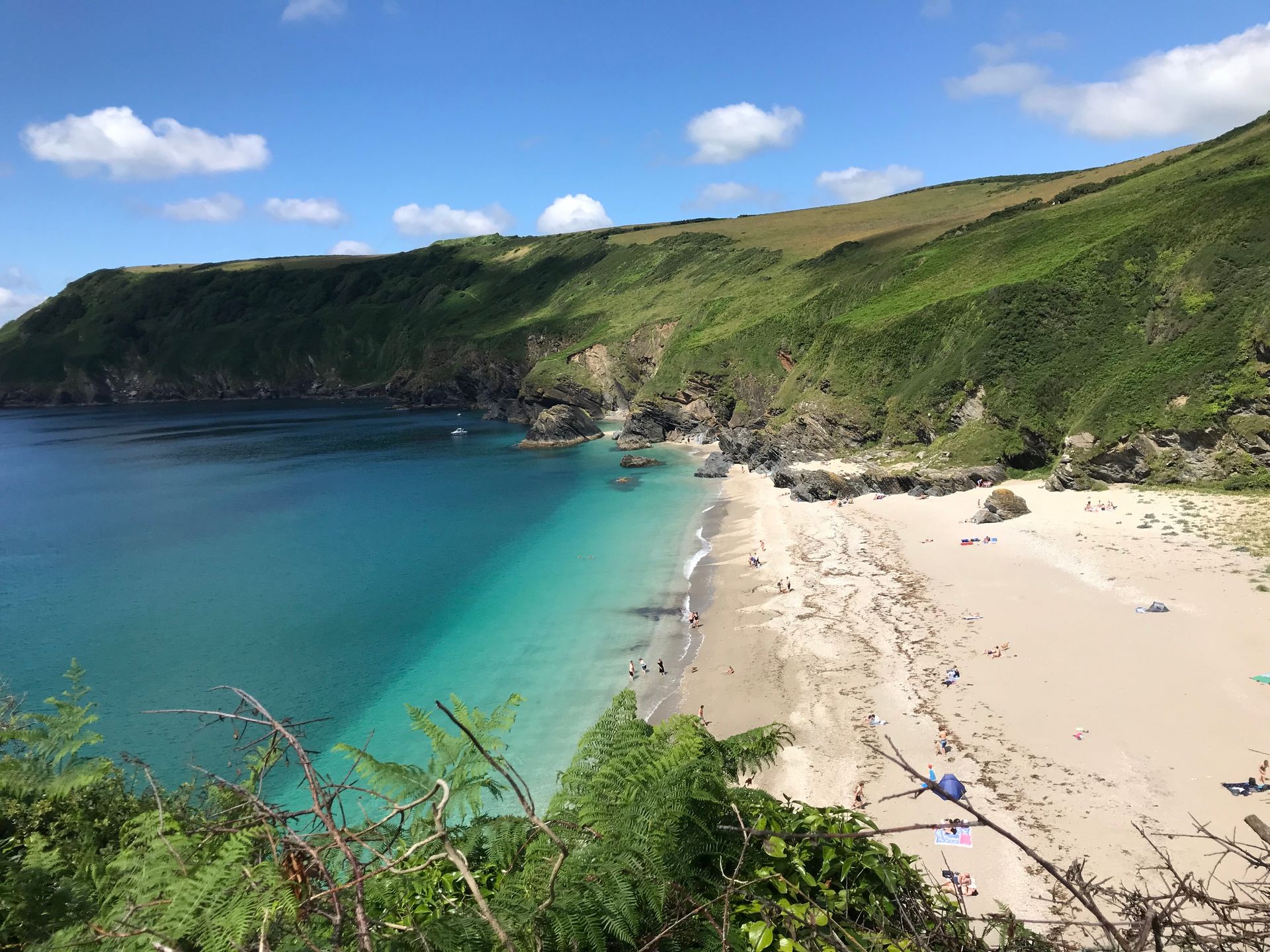 Beautiful beach in Cornwall