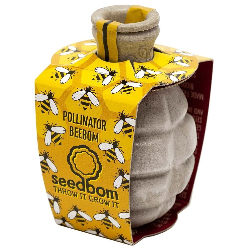 A seedbomb pollinator beebomb throw it grow it