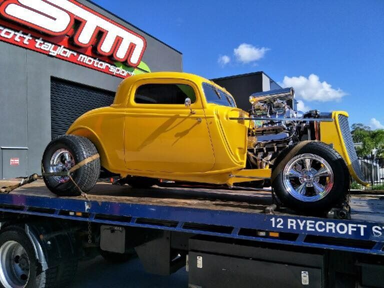 Classic Hod Rod On Tilt Truck — Mick's Towing Service Pty Ltd in Carrara, QLD