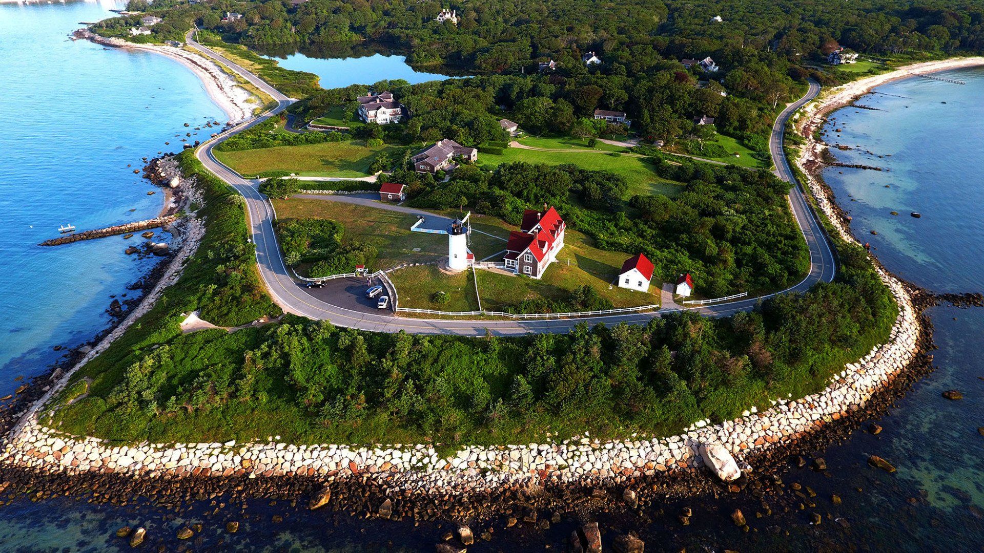 lighthouse aerial