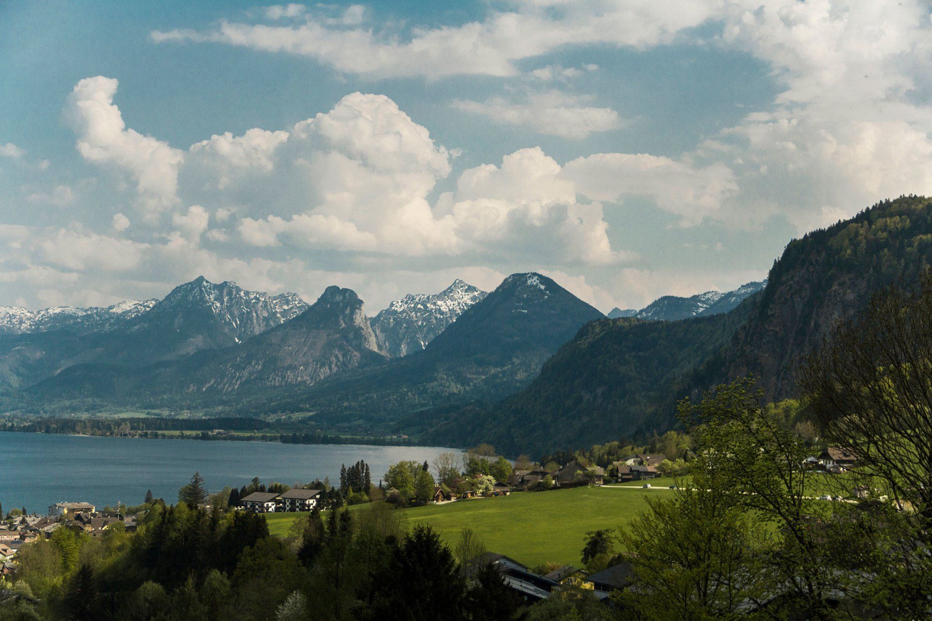 mountain and lake view