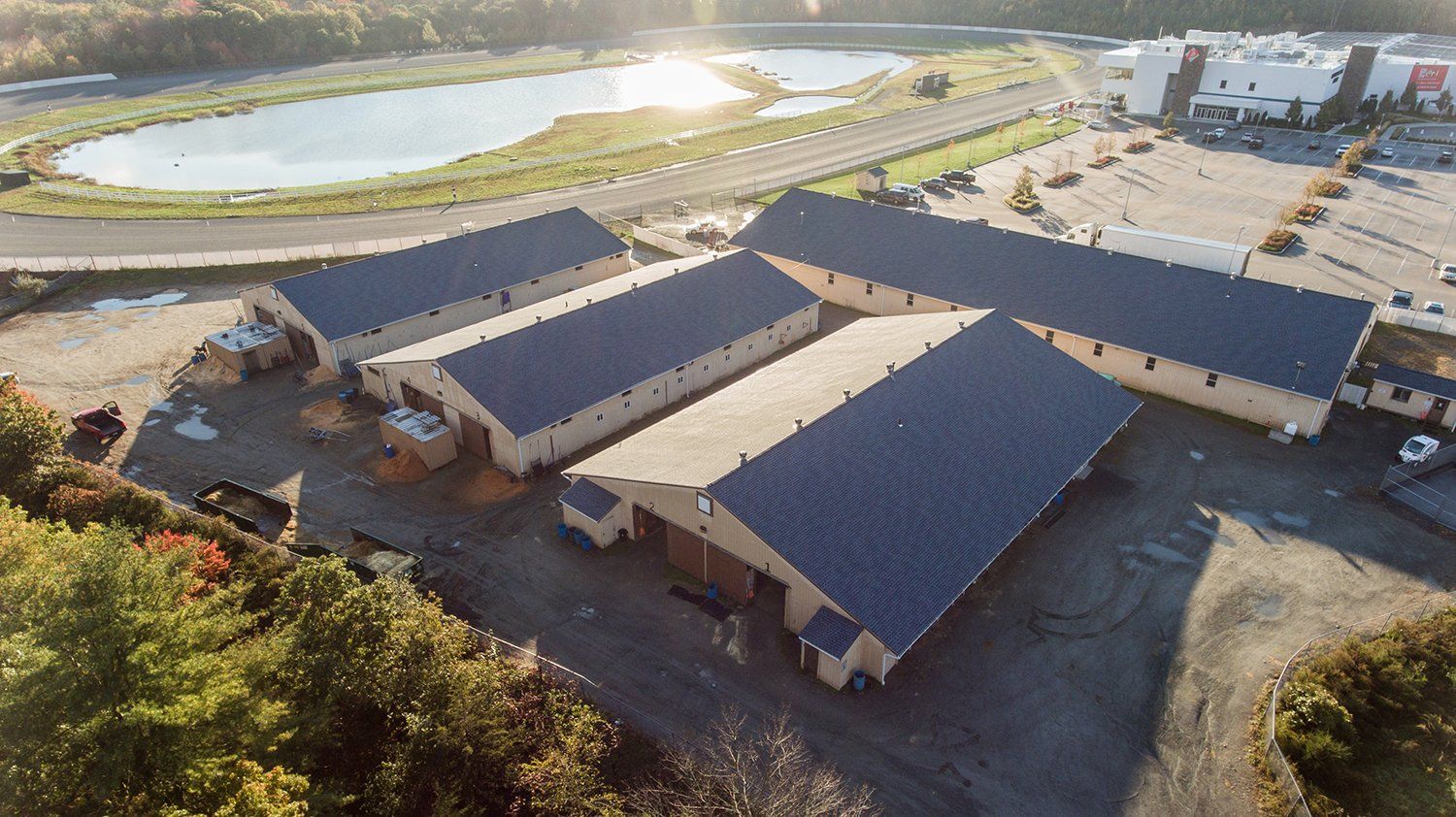 plainridge casino aerial  view
