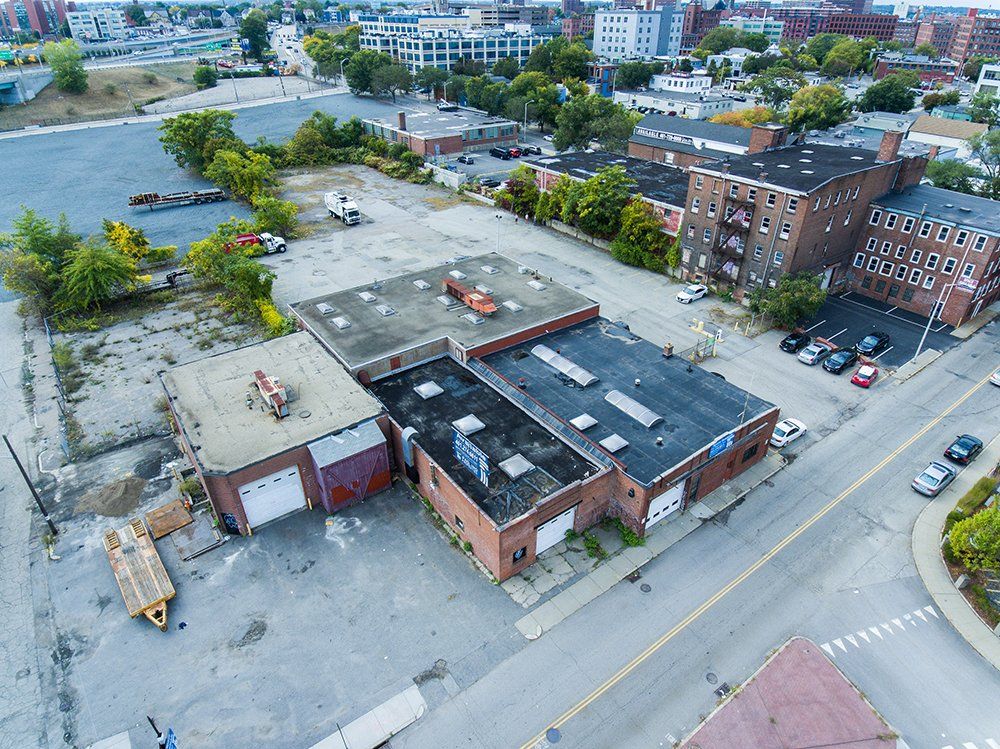 building aerial view