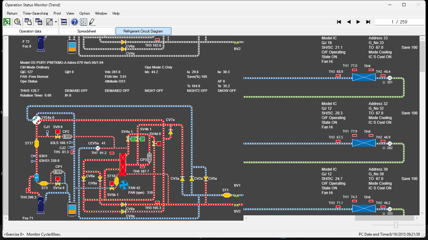 Mitsubishi Electric Trane remote monitoring system