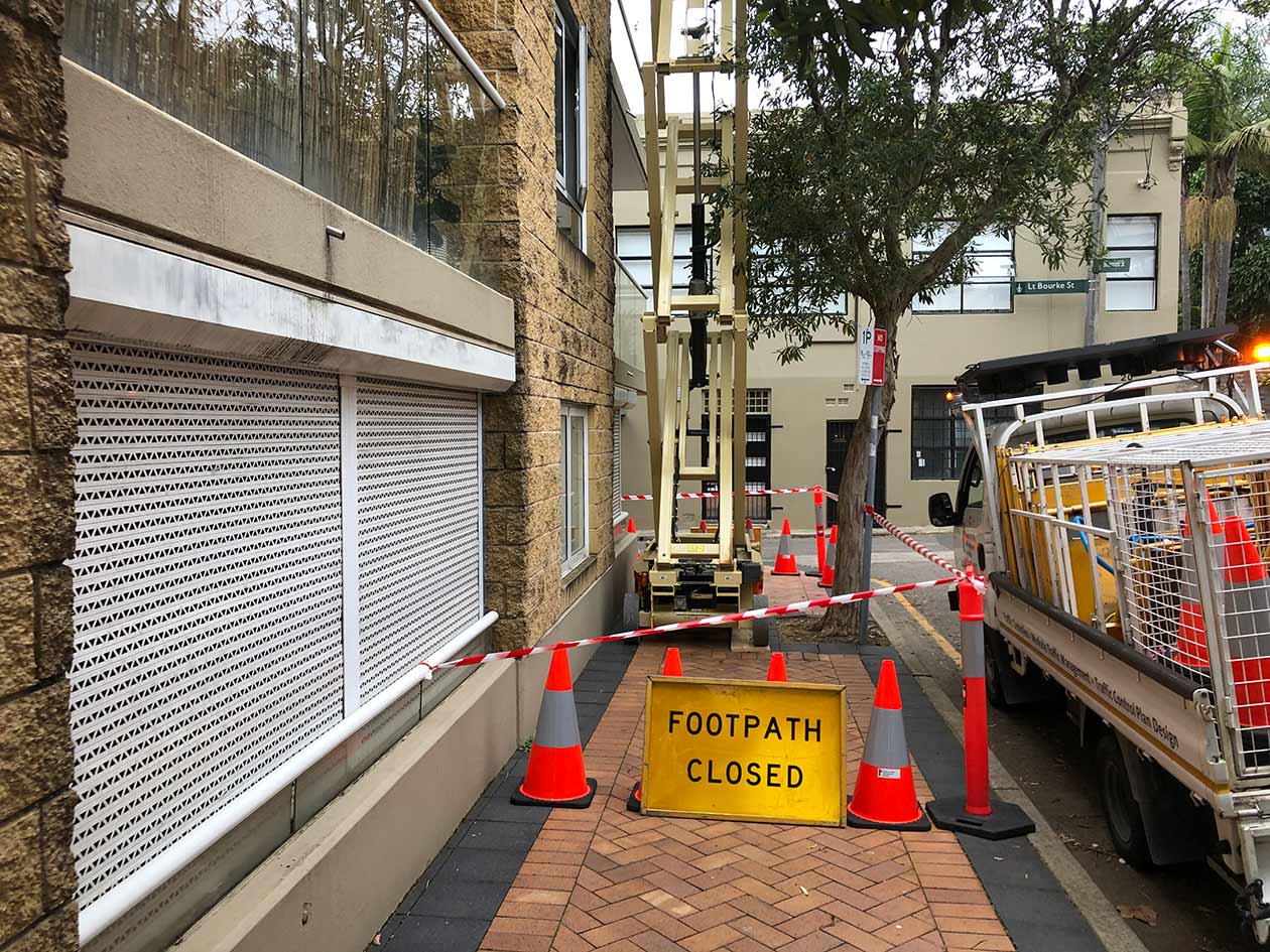 Footpath Closed — Ingleburn, NSW — Roads & Traffic Management Services