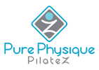 a logo for a pilates studio called pure physique pilates .