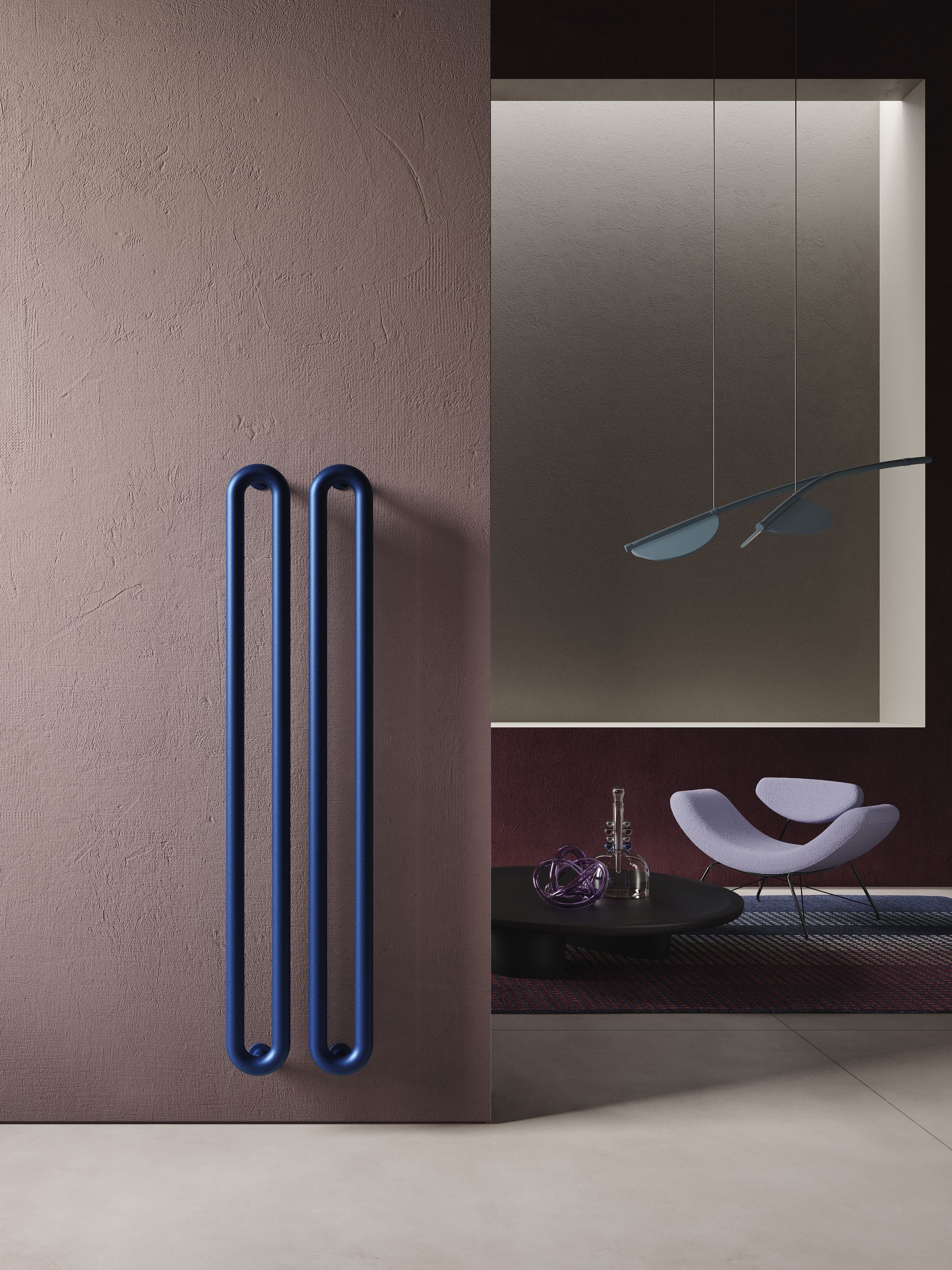 Radiateur  hydraulique Tubone Antrax, design Andrea Crosetta.
