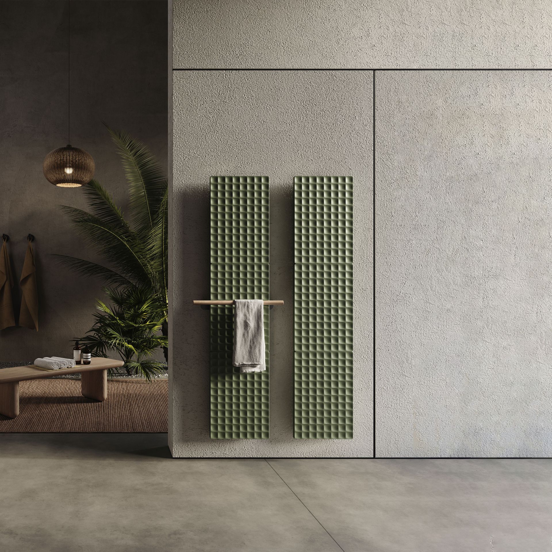 Radiateur Waffle Antrax, design Piero Lissoni
