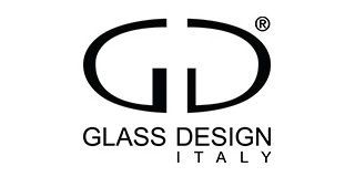 Le logo de Glass Design Italie est noir et blanc.
