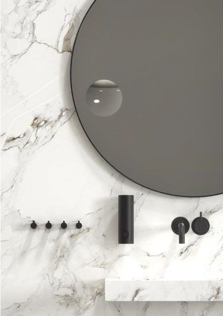 Accessoire de salle de bain FROST Denmark, Miroir de salle de bain rond, marque FROST DANNEMARK