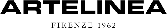 Un logo noir et blanc pour artelinea firenze 1962
