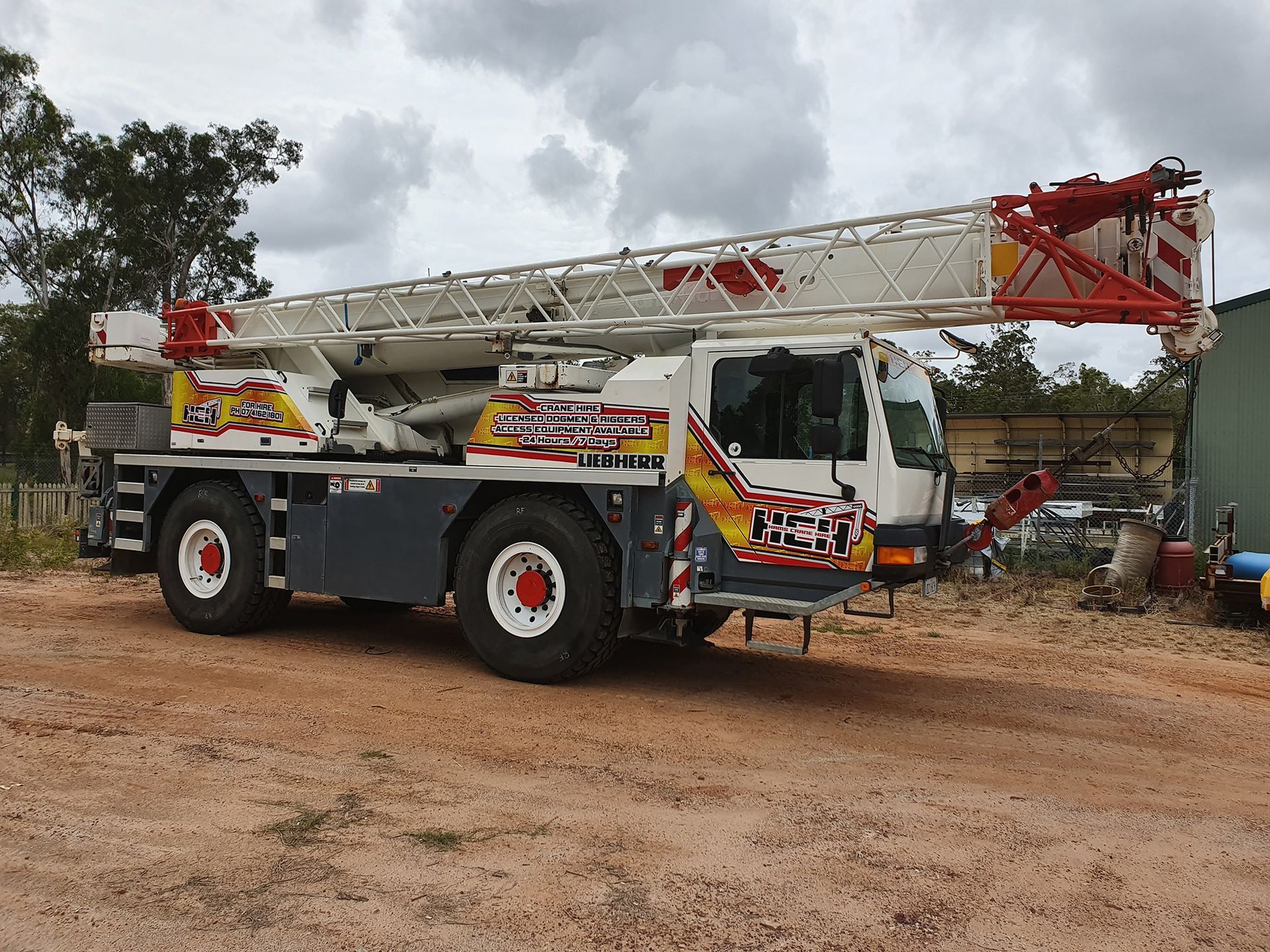 35t Liebherr — Kingaroy, QLD — Hams Crane Hire