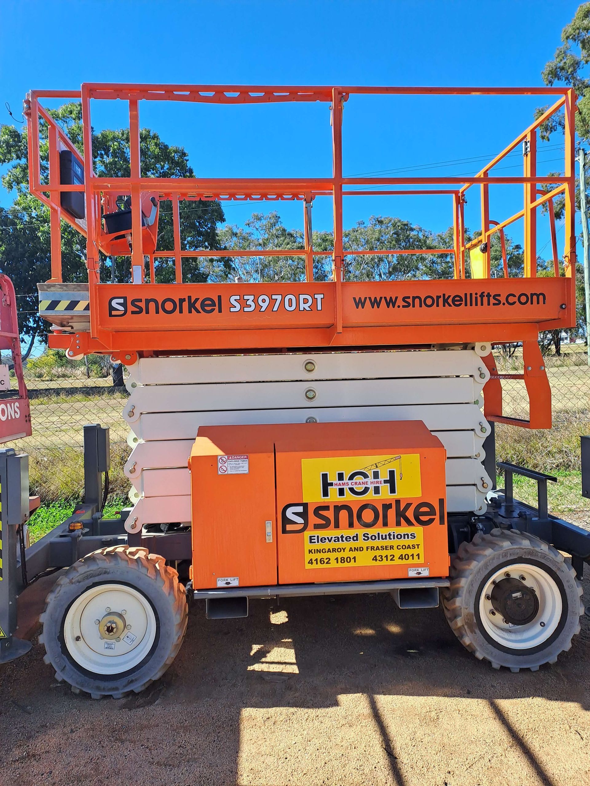 Terrain Scissor Lifts — Kingaroy, QLD — Hams Crane Hire