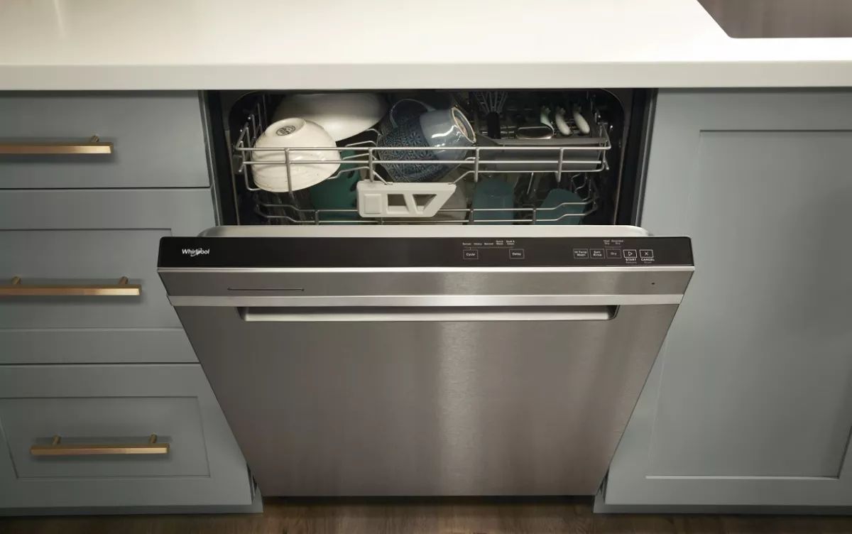 Stainless Steel Dishwasher by Whirlpool