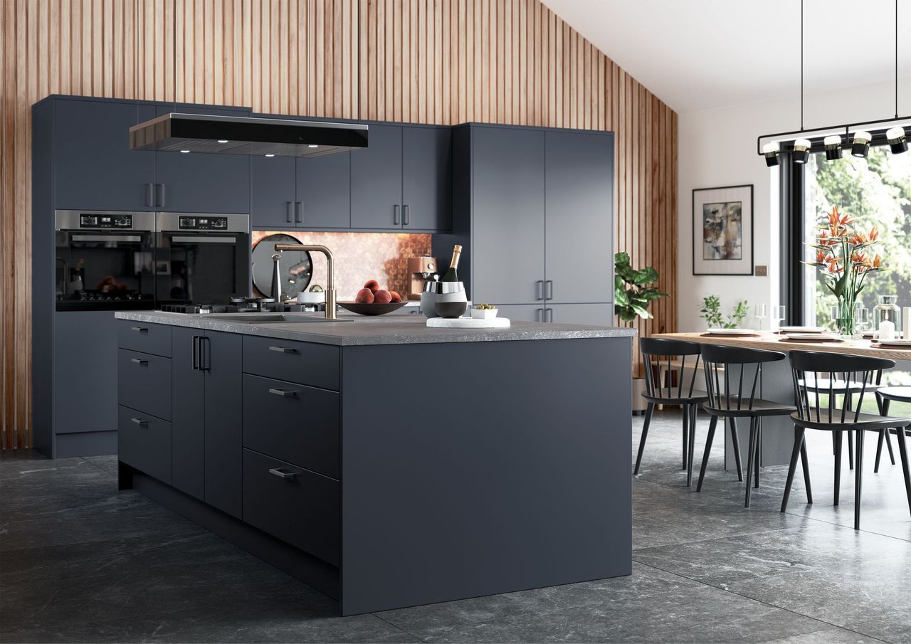 Zola Matte Kitchen Collection - Slate Blue