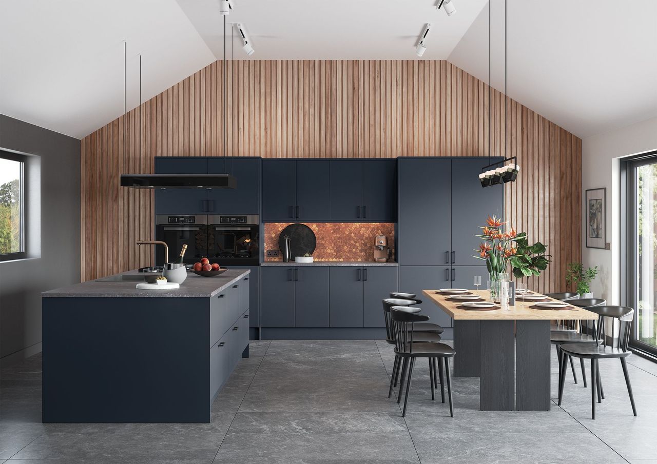 Zola Matte Kitchen Collection - Slate Blue