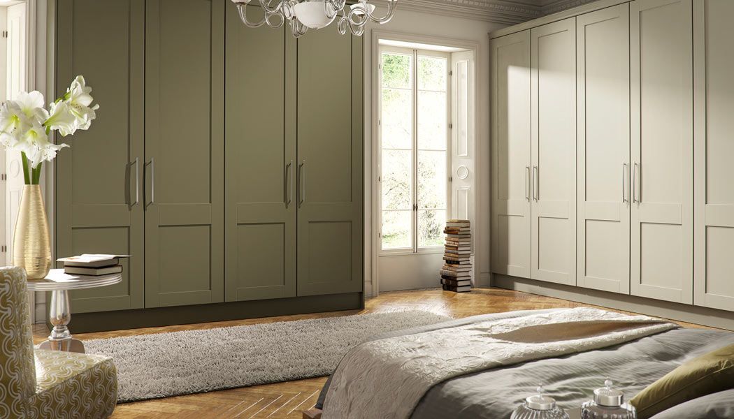 Gresham Bedroom Collection - Vinyl Wrapped Shaker in Olive