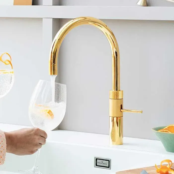 Quooker Fusion Round, Gold Tap System