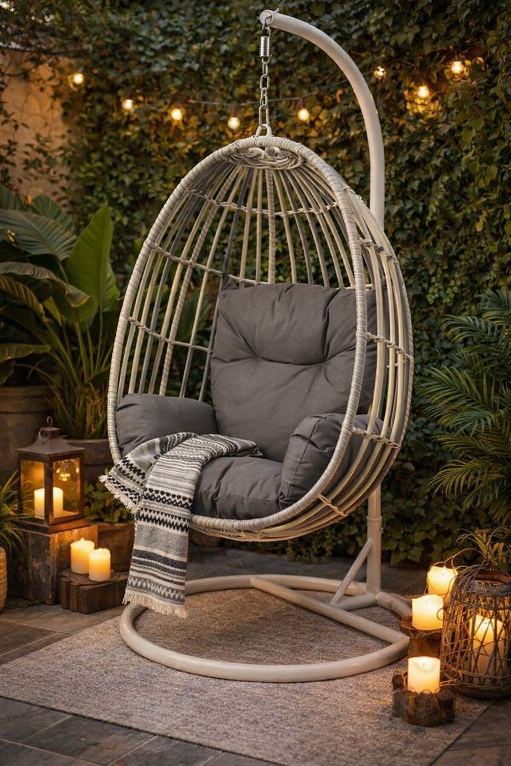 Hanging Egg Chair, outdoor egg chair, egg chair, new moon egg chair, new moon egg chair adelaide,  — Somerton Park, SA — The Outdoor Scene