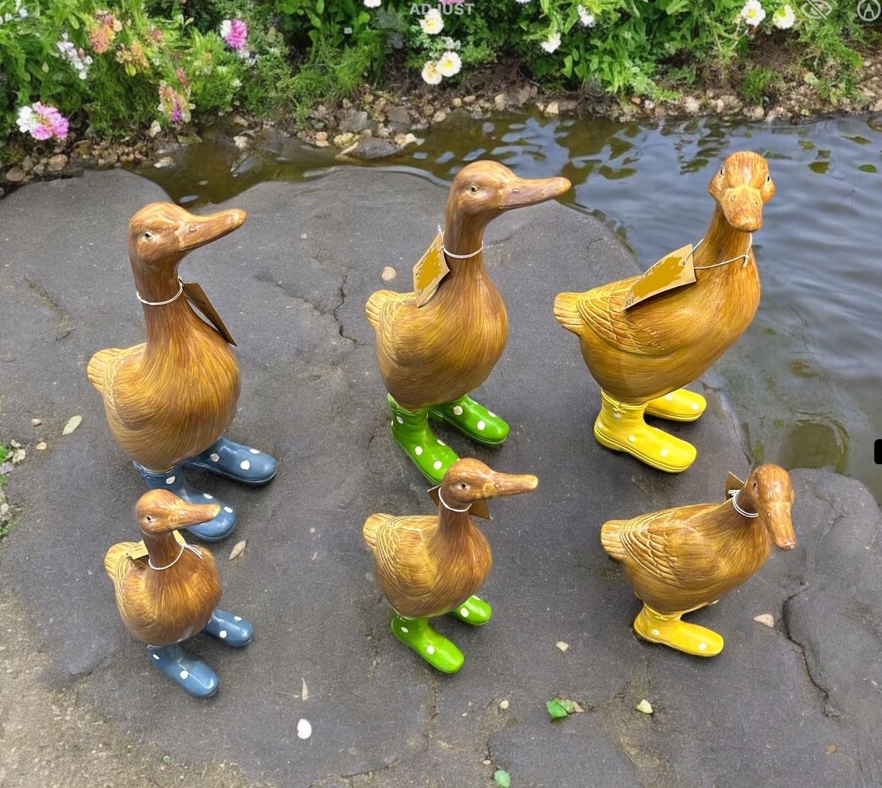 Resin Ducks, Garden Ducks, Gumboot Ducks, The Outdoor Scene, Somerton Park SA