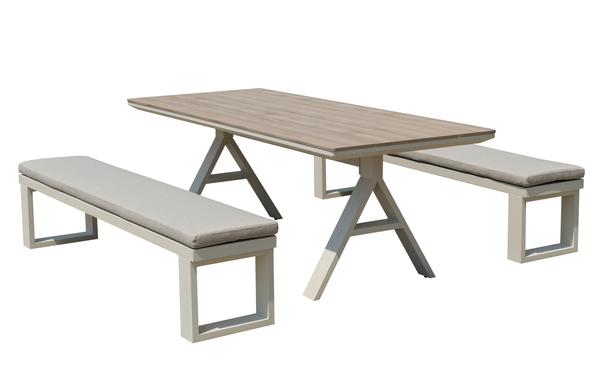 Aluminium Dining Table, Woodlook Dining Table, Outdoor Dining Table, The Outdoor Scene, Somerton Park SA