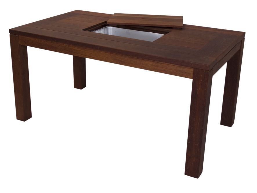 Ice Bucket Dining Table, Timber Dining Table, Kwila Dining Table, Merbau Dining Table, The Outdoor Scene, Somerton Park SA