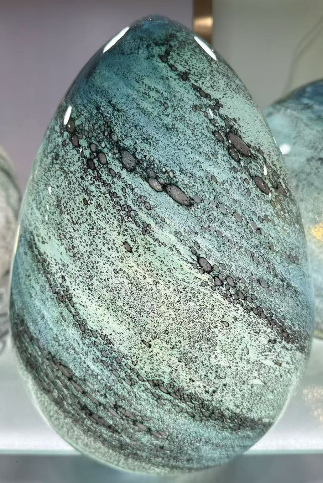 Lumi light ball, glass lamp, the outdoor scene, somerton park sa