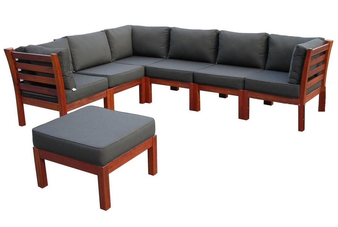 Teak outdoor sofa, timber outdoor sofa, The Outdoor Scene, Somerton Park SA