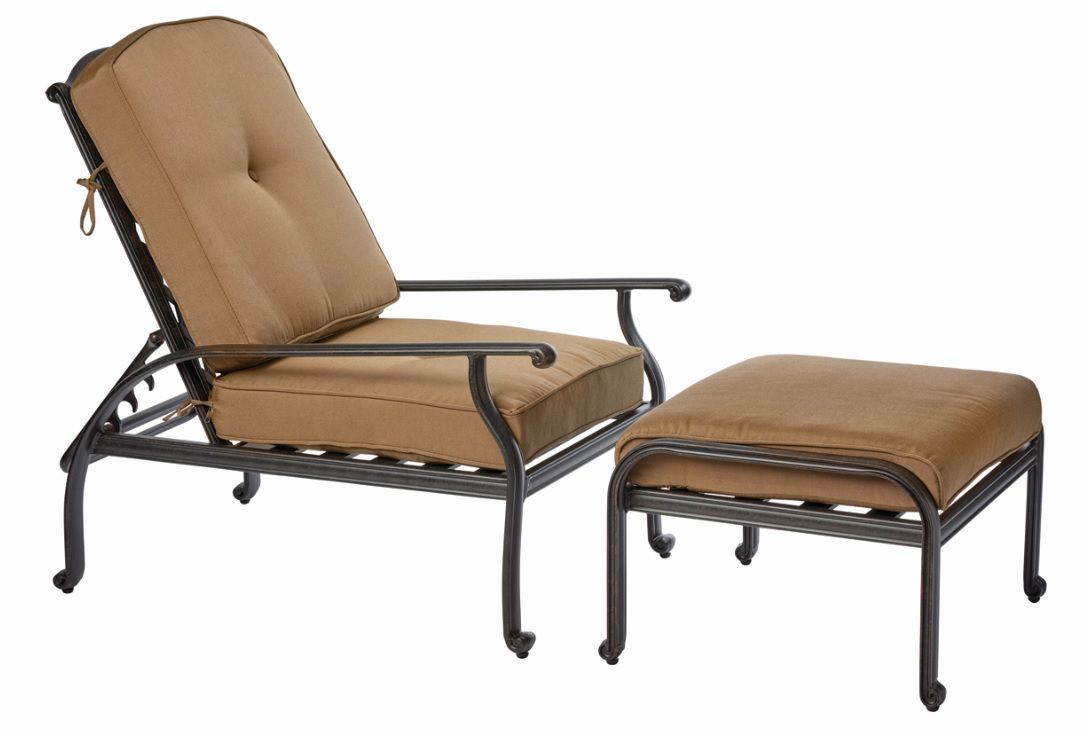 cast aluminium recliner, the outdoor scene, somerton park