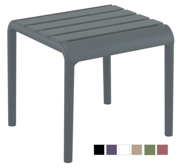 Paris Side Table, Resin Table, Resin Footstool, Somerton Park, The Outdoor Scene SA